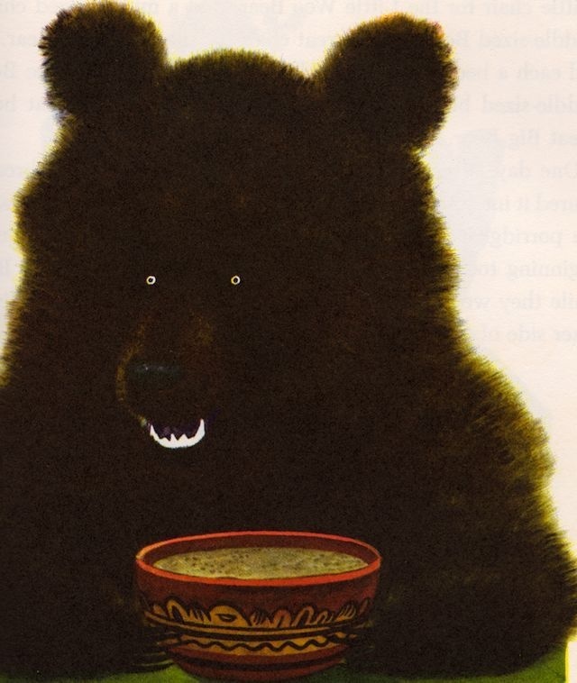 Lutiy bear by Feodor Rojankovsky #bear #illustration