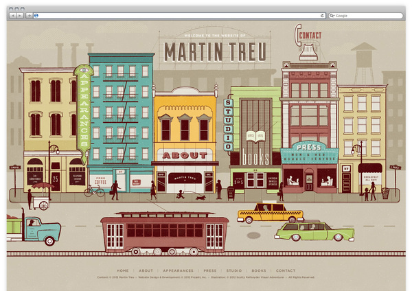 Martin Treu #treu #city #reifsnyder #website #illustration #cars #scotty #martin