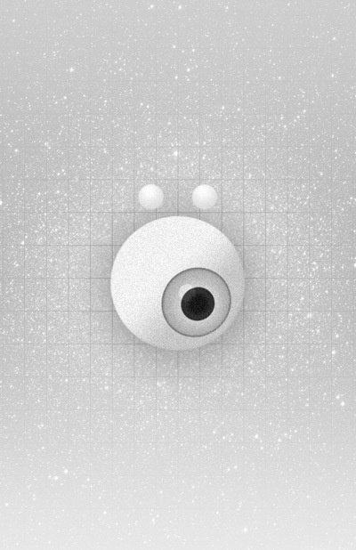 Flö Aada | Logotype for business card. #logotype #design #graphic #grid #eye #monochrom #logo #noise