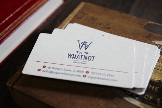 Super Whatnot | The Design Ark #letterpress #cards #business