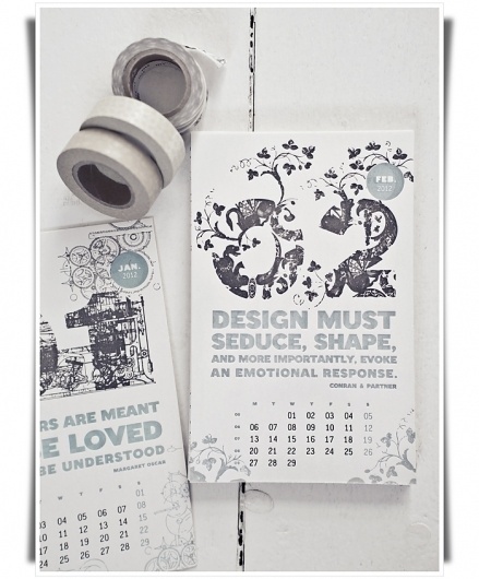 Graphic-ExchanGE - a selection of graphic projects #hannah #calendar #letterpess #lemholt