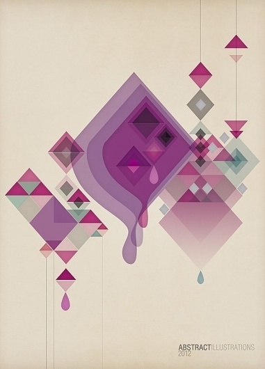 Abstract illustrations on the Behance Network #jdstyle #illustration #posters