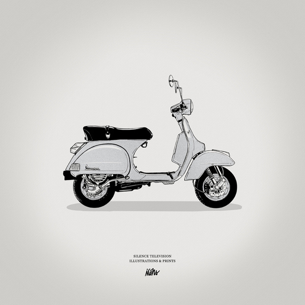 Icons, by Silence Television #inspiration #creative #design #graphic #scooter #illustration