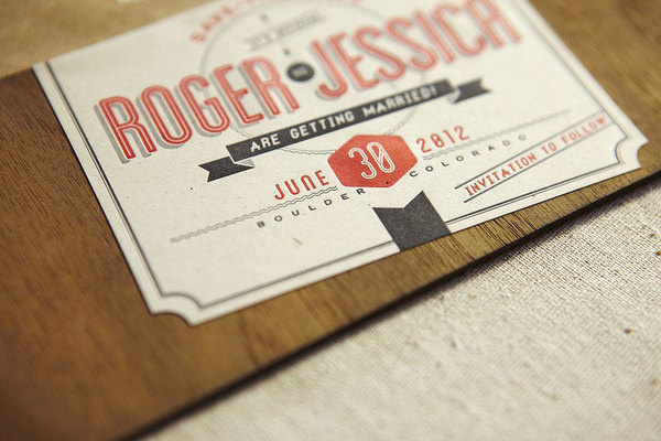 flourish letterpress wedding invites #type #letterpress #invite