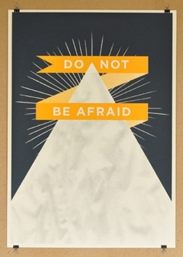 Design Crush » posters #silkscreen #afraid #design #nous #screenprint #do #not #illustration #be #vous