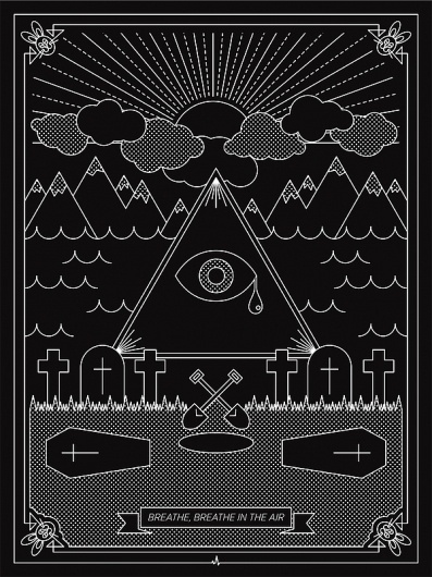 Dark Side of the Moon Posters on the Behance Network #illustration #poster