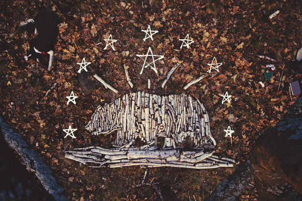 Bear & StarsÂ by the incredibly talented Andrew Omer KnappÂ (#findmomo)
