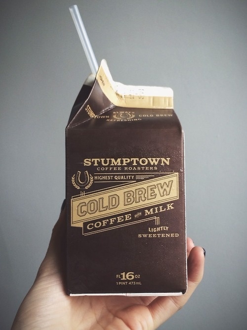 Gold Brew Coffee & Milk #packaging #design #graphic #coffee #dark