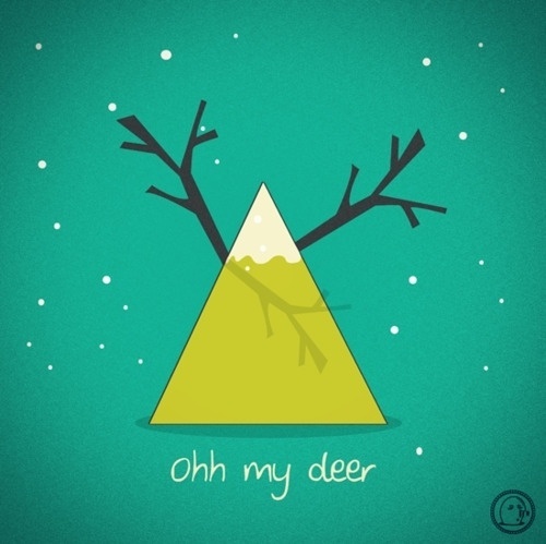 Lonelypeopleart :: Illustration • oh my deer mountain~ ... #deer #mountain #lonelypeopleart