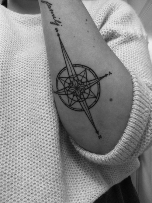 compass tattoo