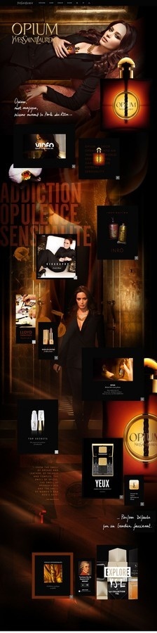 yves-saint-laurent-opium #parallax