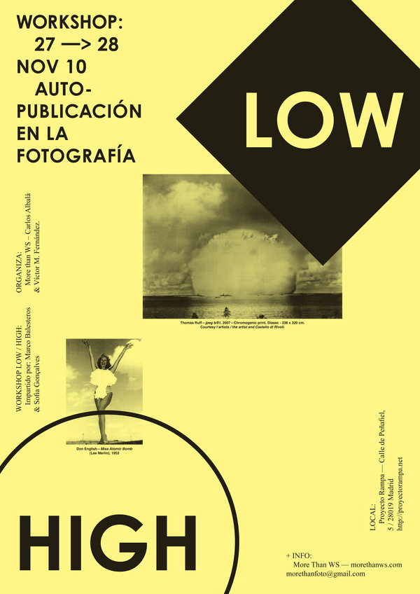 Workshop LOW HIGH (Madrid) #poster
