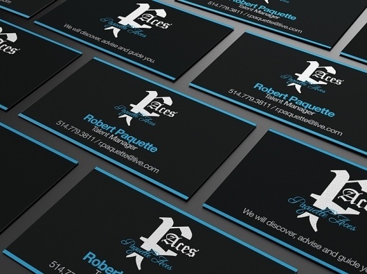 Paquette Aces | WAHBA MEDIA | Graphic Design | Web Development | Branding #business #card #entertainment #talent #management