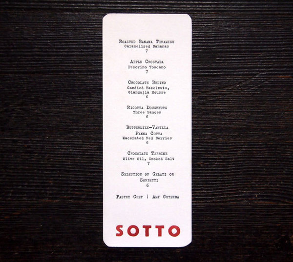 Sotto #menu #sotto