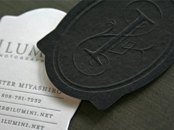 Ilumini #flourishes #business #card #print #typography