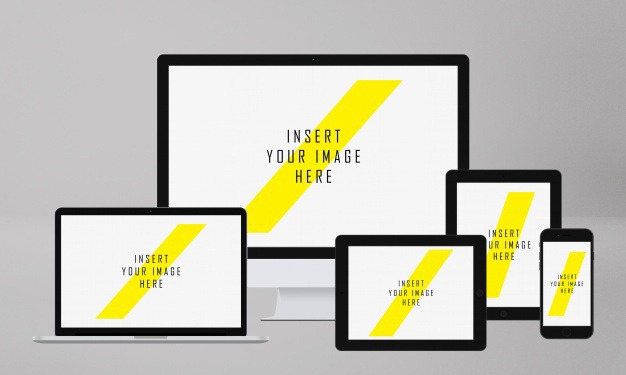Realistic screens mock up Free Psd. See more inspiration related to Mockup, Technology, Template, Web, Website, Mock up, Templates, Website template, Screen, Mockups, Up, Web template, Realistic, Real, Web templates, Mock ups, Mock, Screens and Ups on Freepik.