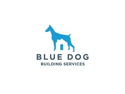 Jasa Pembuatan Anjing Biru #rumah #bangunan #logo #biru #anjing