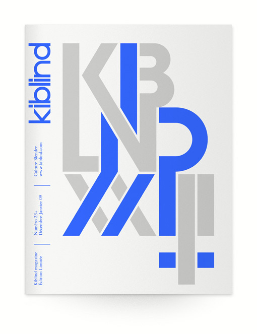 Kiblind #print #magazine #typography