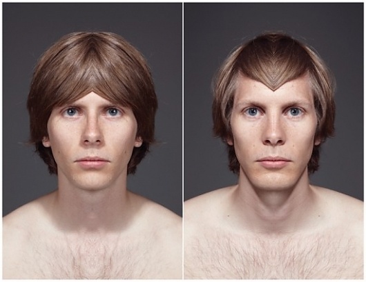 Symmetrical Portraits | Fubiz ™ #portraits #symmetrical