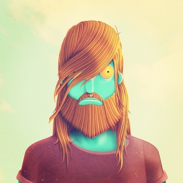 Hipstermonster on the Behance Network #design #character #hipstermonster #art