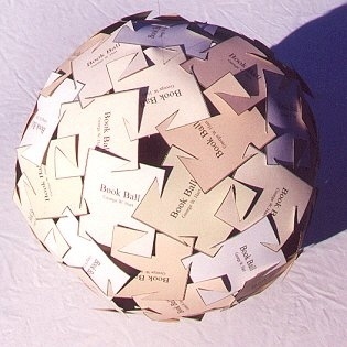 Millenium Bookball #modular #sculpture #paper