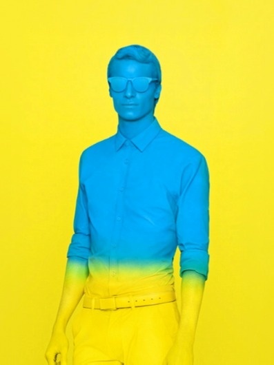Dr. Midnight Presents... #fashion #blue #yellow #man