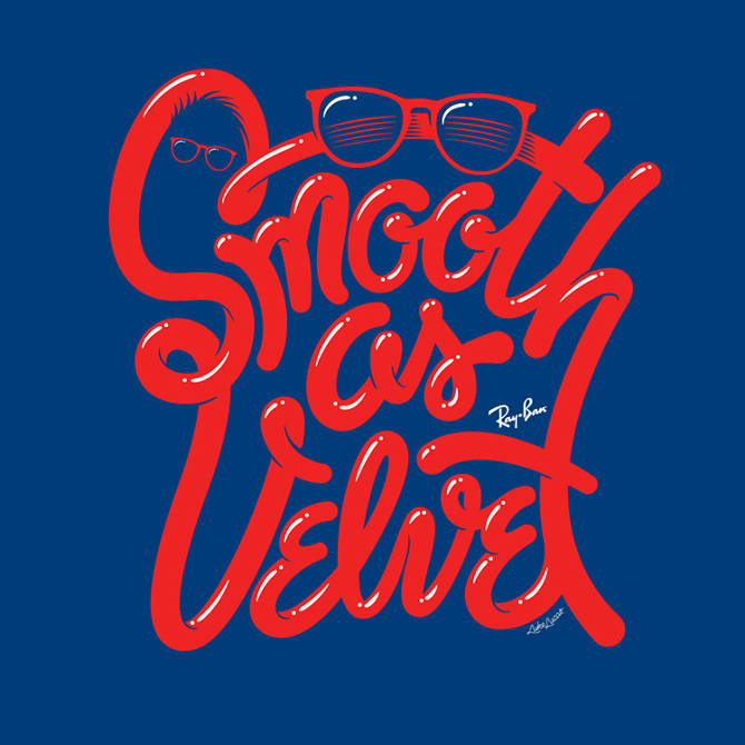 Ray-Ban – Smooth as Velvet - Luke Lucas – Typographer | Graphic Designer | Art Director