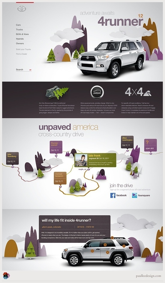 Toyota #toyota #design #web #3d