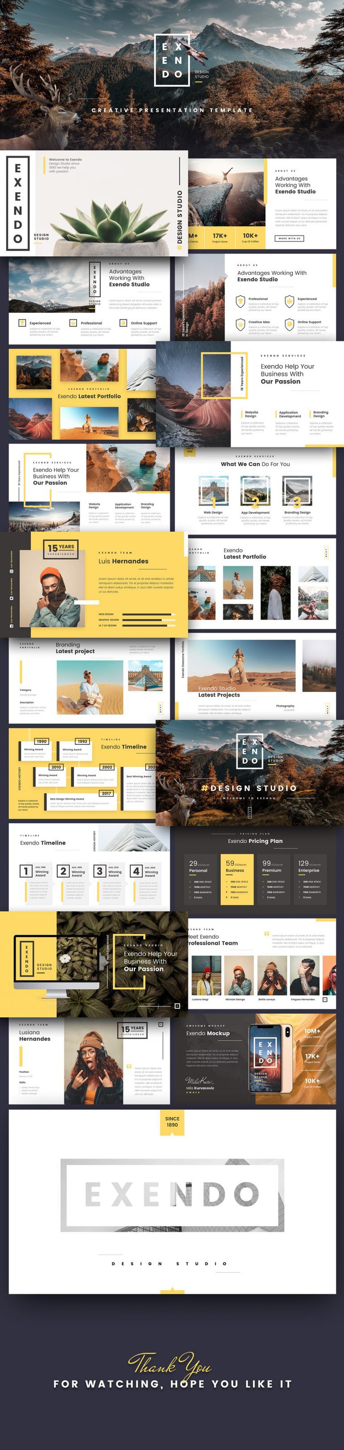 Exendo – Creative Presentation Template