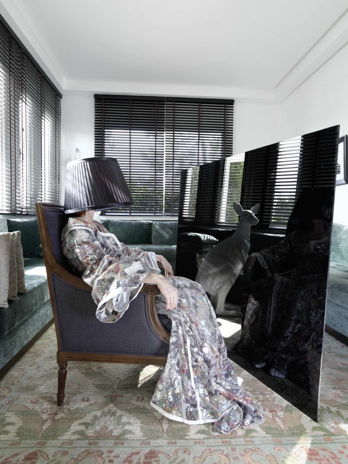 Staged Fine Art Self-Portraits by Amina Benbouchta