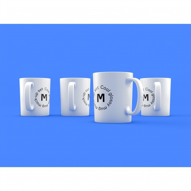 Four mugs on blue background mock up Free Psd. See more inspiration related to Background, Mockup, Template, Blue, Web, Website, Mock up, Cup, Mug, Templates, Website template, Colourful background, Mockups, Up, Colourful, Web template, Realistic, Cups, Real, Four, Web templates, Mock ups, Mock, Mugs and Ups on Freepik.