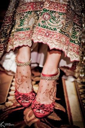 Footwear accessories for brides