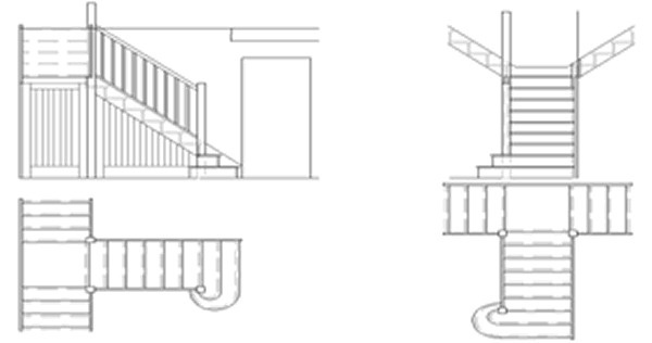 Custom designed timber staircase #diagram #stairs #drawing