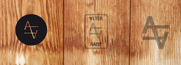 Alternatif Logo #logotype #bmx #shop #wood #skate #wirdstudio #logo