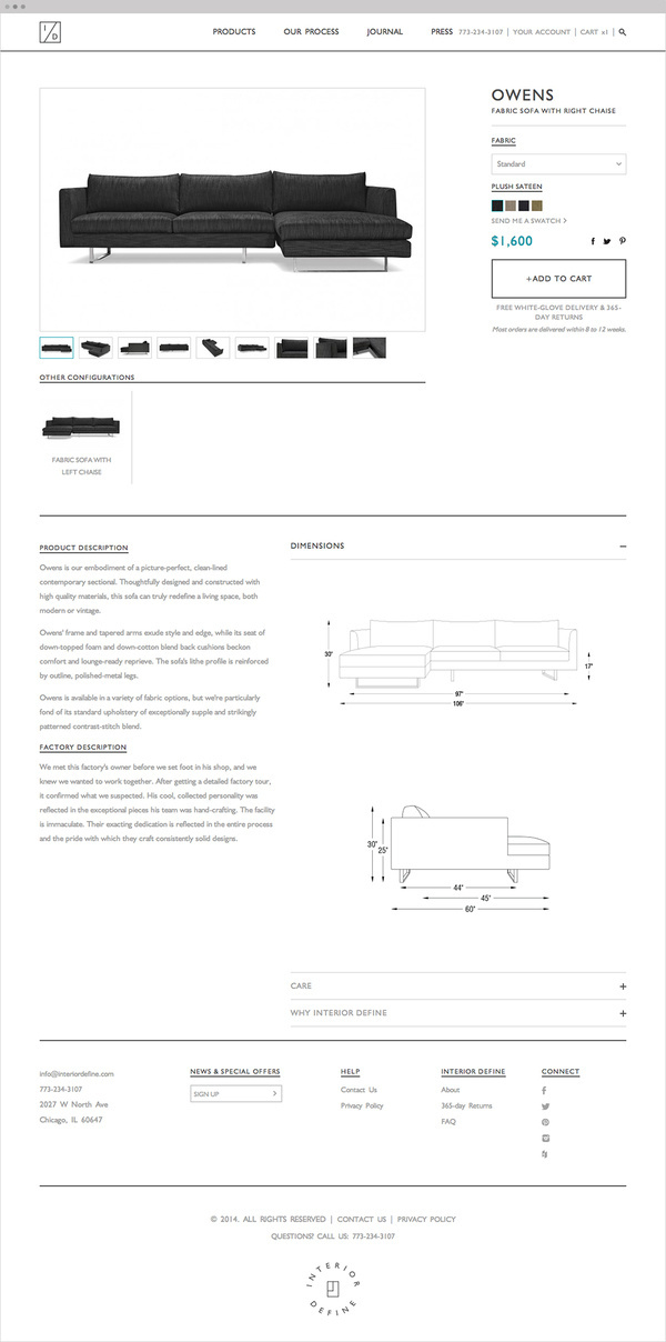Interior Define #visual #branding #design #graphic #minimalism #identity #web