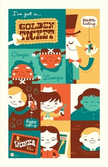 Montygog's Art O Rama!: Snozzberries? Who ever heard of a snozzberry? #wonka #willy