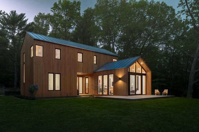 Chalet Perche in Kerhonkson, NY by Studio MM Architect
