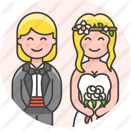 See more icon inspiration related to brides, love and romance, lesbian, homosexual, wedding, love and people on Flaticon.