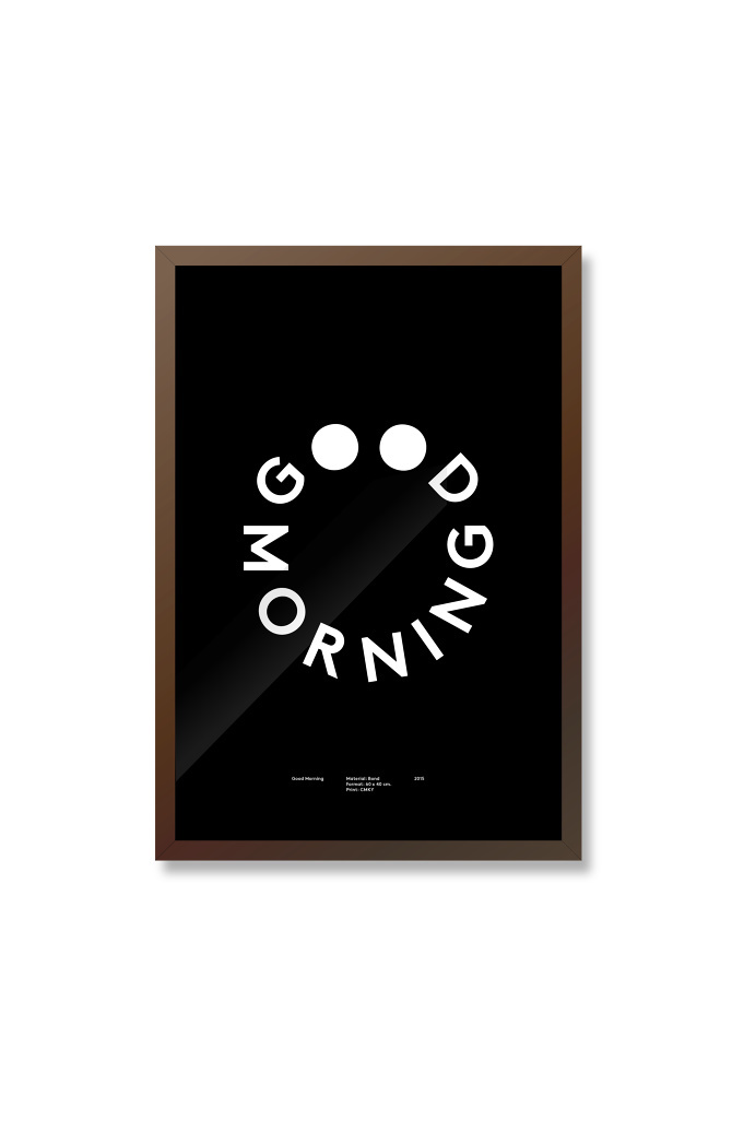 #poster #print #good #morning