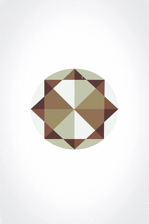 my design #white #lines #edges #graphic #brown #triangle #circle