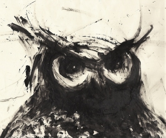 Owl by Neil Hanlon at Coroflot #illustration #hand #drawn