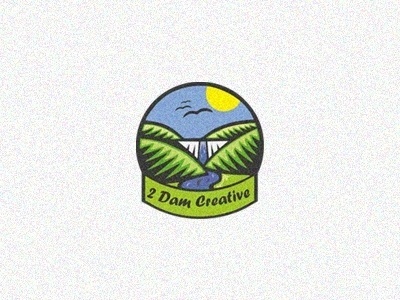 Dribbble - Damdribl by Hossein Yektapour #logo #illustration #dam