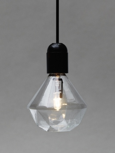 From Scandinavia with love - design & style (Diamond Lights by Swedish Eric Therner. Photo by...) #scandinavian design #lamp #diamond