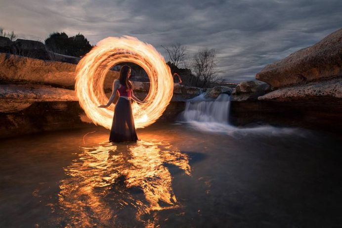 Stunning Light Painting Portrait Photography by Zach Alan