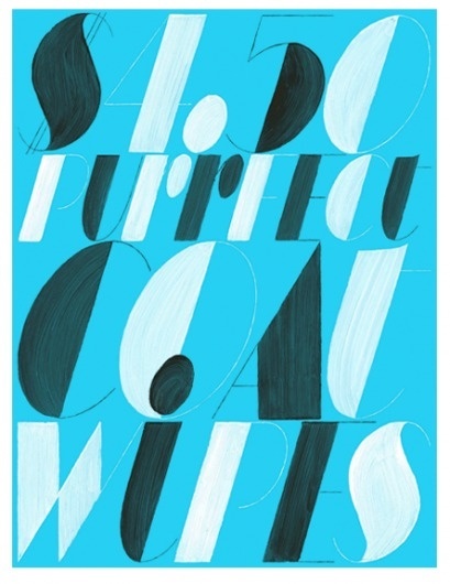 Typeverything.com - THE SUPERMARKET SERIES by... - Typeverything #type #painted #lettering #poster