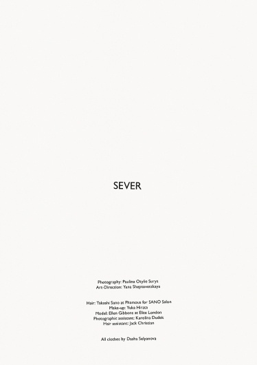 SEVER | Volt Café | by Volt Magazine #beauty #white #design #graphic #volt #black #photography #art #and #fashion #layout #magazine #typography