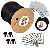 2000' eXtreme ProGrade Complete Boundary Kit 14 Gauge for Underground Hidden Dog Fence - Kit Includes: 2000ft of eXtreme Brand 14-Gauge Perimeter Wire, 100ft of Pro-Grade Twisted Wire, 100 ElectricDogFence Flags, 6 Pro-Grade Wire Splices and 100 Ground Wire Staples