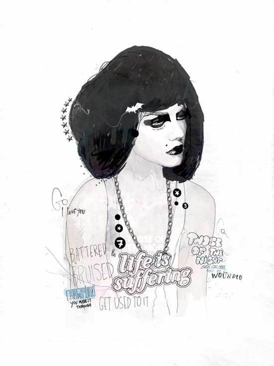 2012 on the Behance Network #illustration #drawing #typography