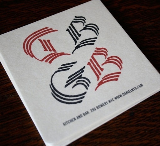 Design Work Life » Ben Whitla: DBGB Kitchen and Bar #menu #letterpress #whitla #dbgb #cards #ben #dwl