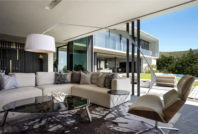 City Villa with Striking City Views - InteriorZine